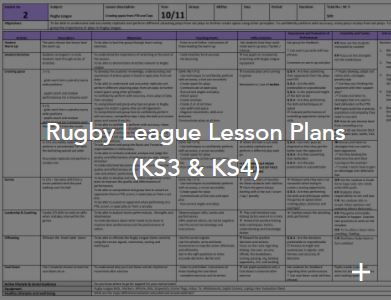 Rugby League lesson plan
